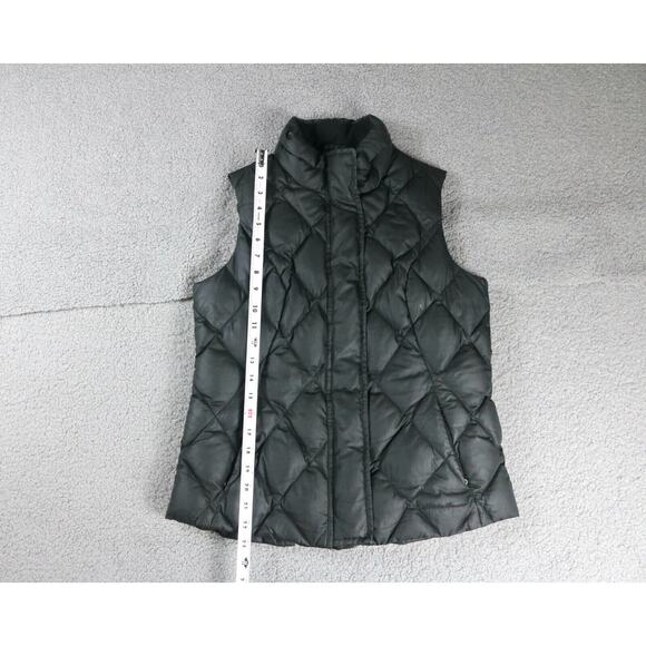 Eddie Bauer Vest Womens S Black Puffer Premium Quality Goose Down Zip Pockets - Picture 4 of 7
